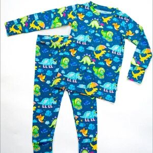 Glimmers Bamboo Dinosaur 2 piece set
